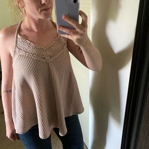 Strappy Summertime Halter Tank Top